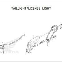 F-36 Taillight License Light – Katalog Honda Super Cub 125