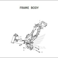 F-39 Frame Body – Katalog Honda Super Cub 125