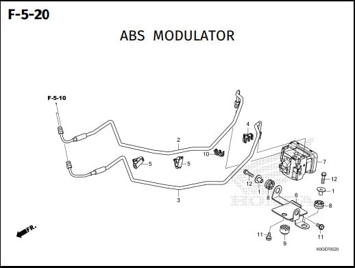 F-5-20 Abs Modulator – Katalog Honda Super Cub 125