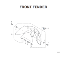 F-7 Front Fender – Katalog Suku Cadang Honda Blade 110