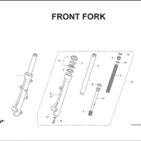 F-8 Front Fork – Katalog Suku Cadang Honda Blade 110