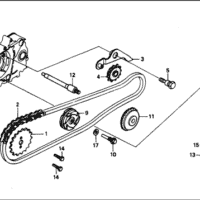 E-4 Cam Chain Tensioner – Katalog Suku Cadang Honda Supra FIT New