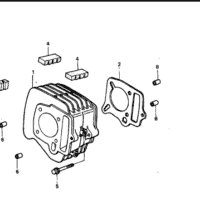 E-5 Cylinder – Katalog Suku Cadang Honda Supra FIT New