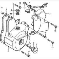 E-10 Left Crankcase Cover – Katalog Suku Cadang Honda Supra FIT New