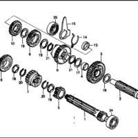 E-16 Transmission – Katalog Suku Cadang Honda Supra FIT New