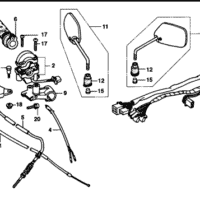 F-3 Handle Lever – Katalog Suku Cadang Honda Supra FIT New