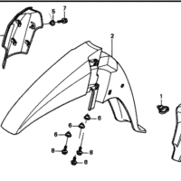 F-6 Front Fender – Katalog Suku Cadang Honda Supra FIT New