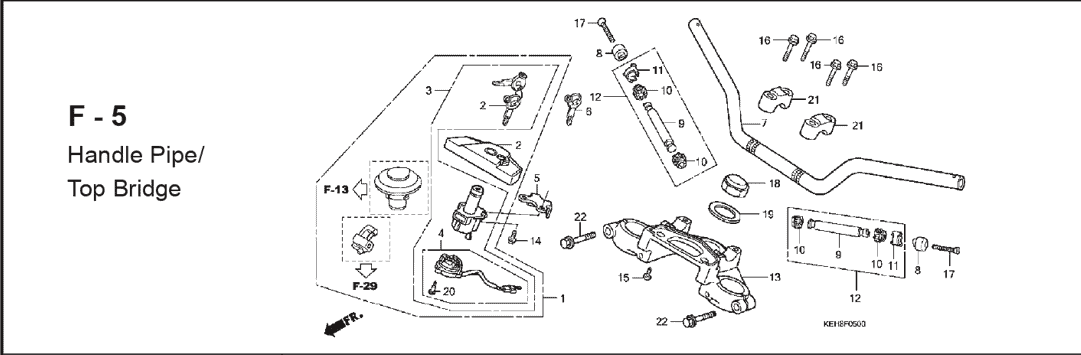 Katalog Suku Cadang Honda Mega Pro KEH