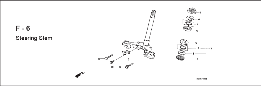 Katalog Suku Cadang Honda Mega Pro KEH