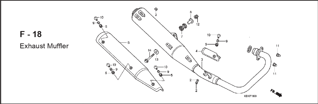 Katalog Suku Cadang Honda Mega Pro KEH