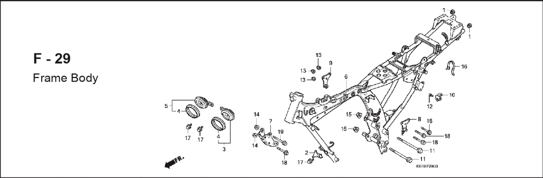 Katalog Suku Cadang Honda Mega Pro KEH