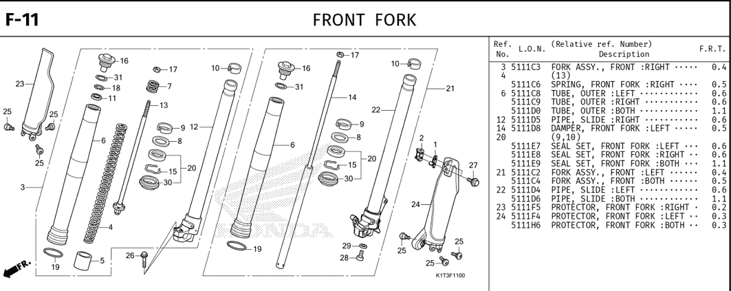 Katalog Suku Cadang Honda CRF 250 Rally