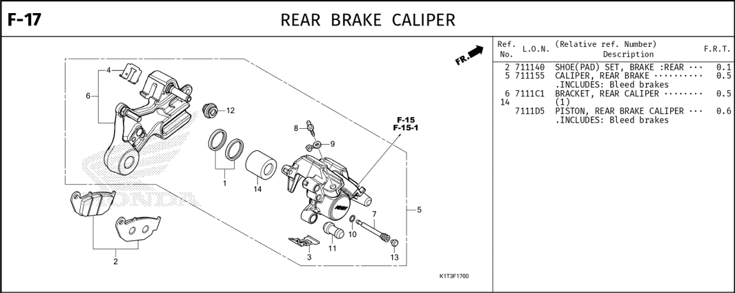 Katalog Suku Cadang Honda CRF 250 Rally