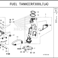 F-21 Fuel Tank CRF300L LA – Katalog Suku Cadang Honda CRF 250 Rally