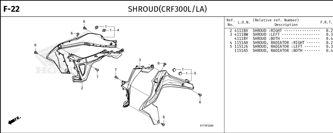 Katalog Suku Cadang Honda CRF 250 Rally