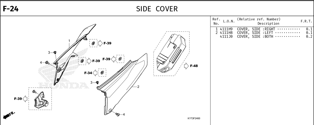 Katalog Suku Cadang Honda CRF 250 Rally