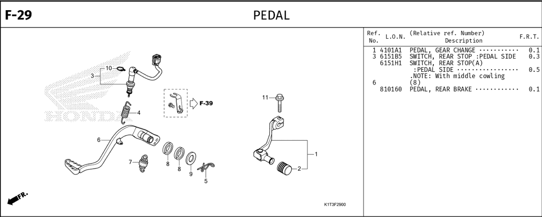 Katalog Suku Cadang Honda CRF 250 Rally