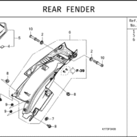 F-34 Rear Fender – Katalog Suku Cadang Honda CRF 250 Rally