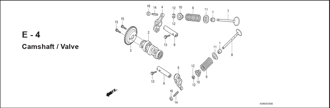 Katalog Suku Cadang Honda PCX 125 KWN
