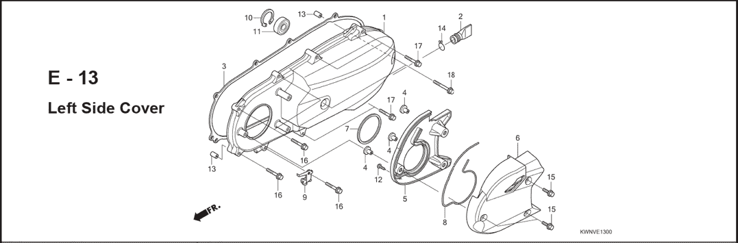 Katalog Suku Cadang Honda PCX 125 KWN