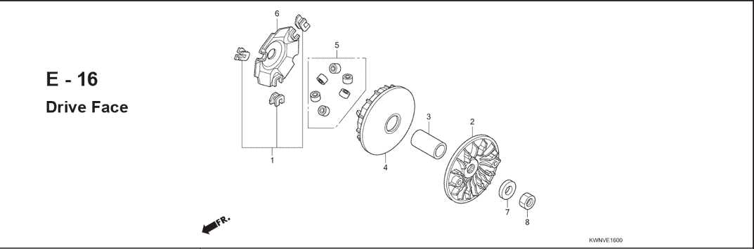 Katalog Suku Cadang Honda PCX 125 KWN