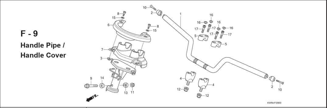 Katalog Suku Cadang Honda PCX 125 KWN