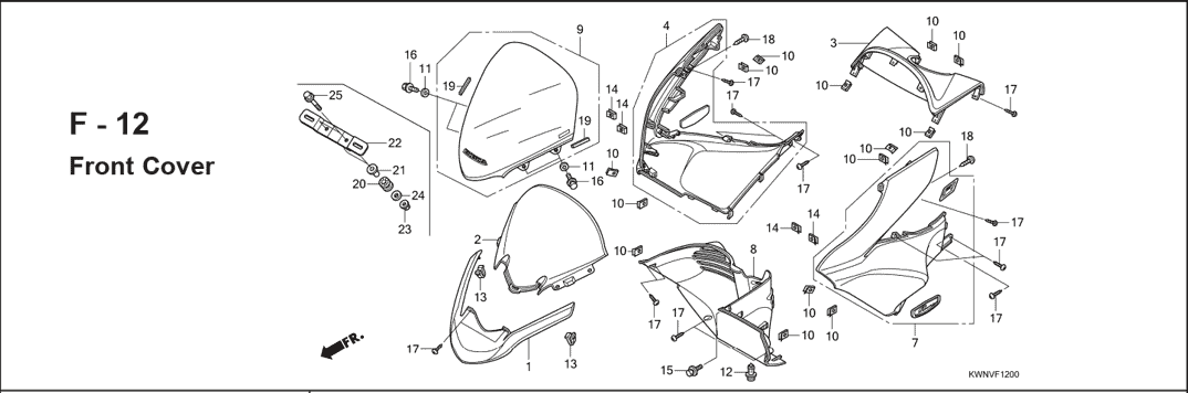 Katalog Suku Cadang Honda PCX 125 KWN