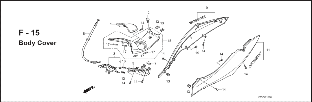 Katalog Suku Cadang Honda PCX 125 KWN