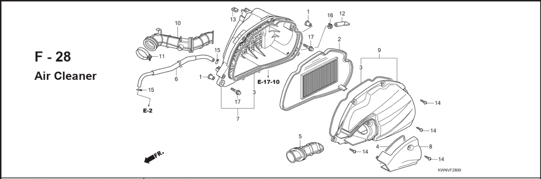 Katalog Suku Cadang Honda PCX 125 KWN