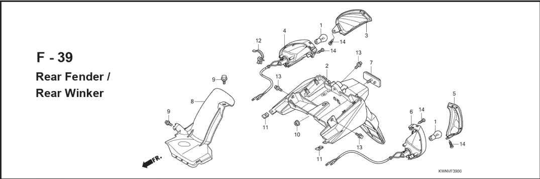 Katalog Suku Cadang Honda PCX 125 KWN