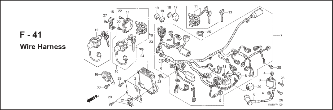 Katalog Suku Cadang Honda PCX 125 KWN