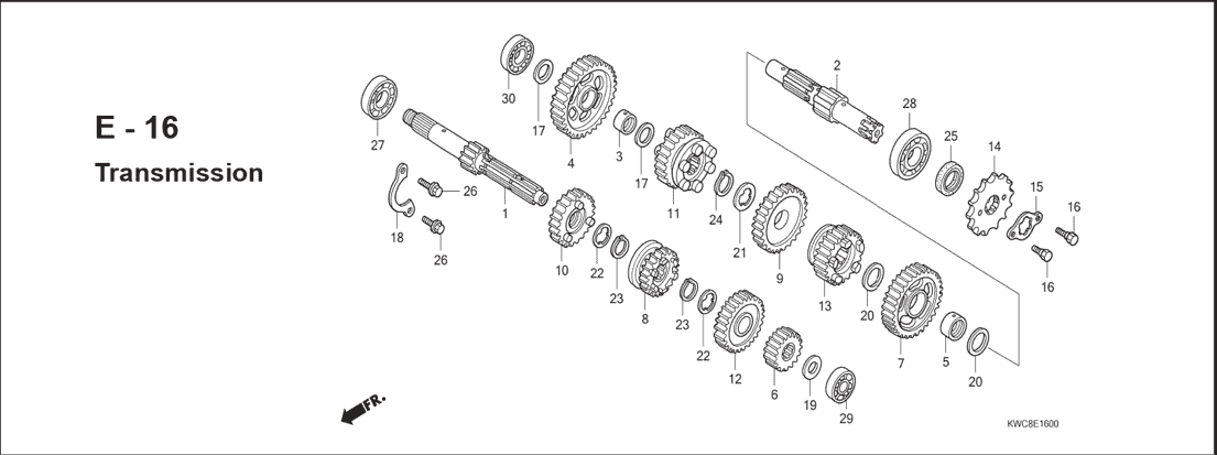 Katalog Suku Cadang Honda CS1
