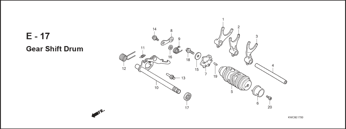 Katalog Suku Cadang Honda CS1