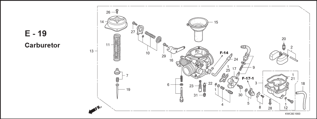 Katalog Suku Cadang Honda CS1