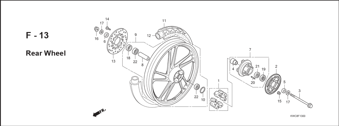 Katalog Suku Cadang Honda CS1