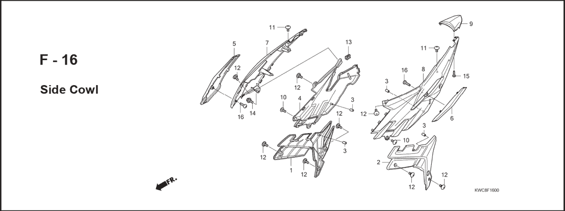 Katalog Suku Cadang Honda CS1