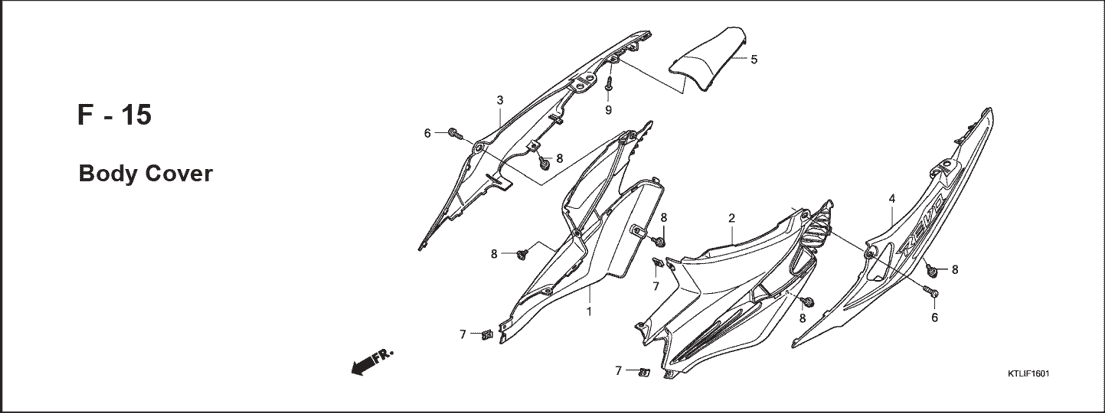 F-15 Body Cover – Katalog Suku Cadang Honda Revo 100