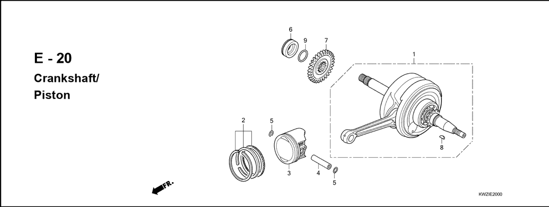 Katalog Suku cadang Honda Revo AT