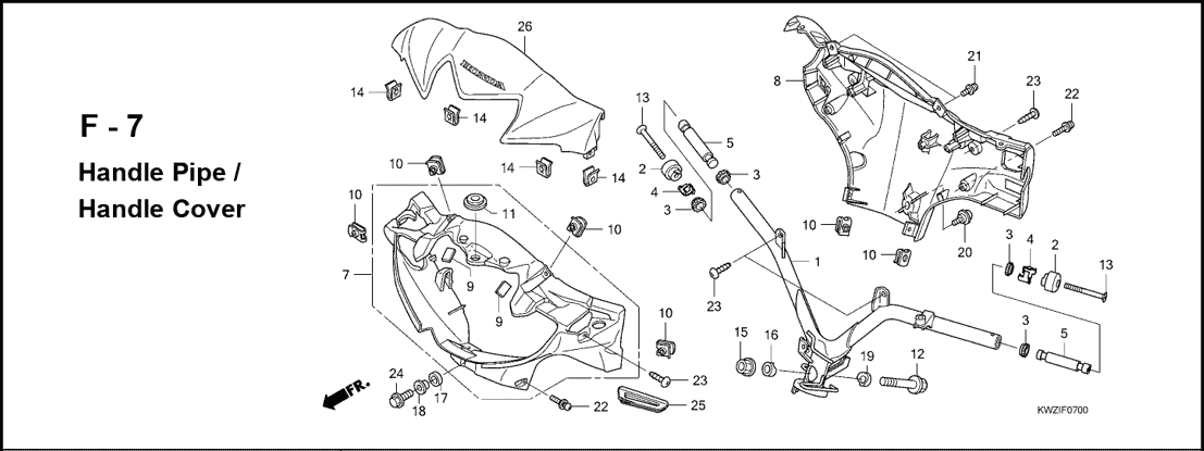 Katalog Suku cadang Honda Revo AT