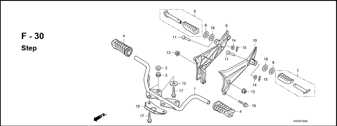 Katalog Suku Cadang Honda Revo AT