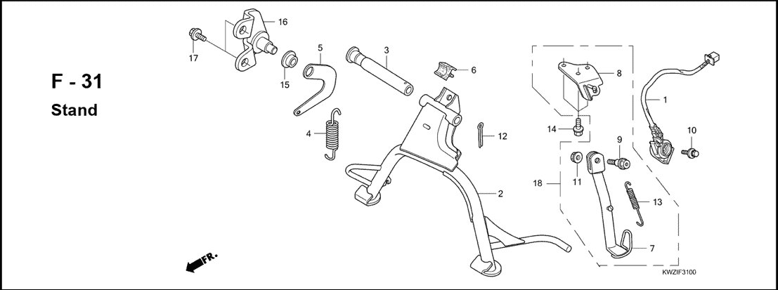 Katalog Suku Cadang Honda Revo AT