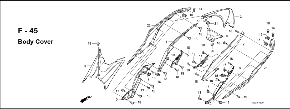 Katalog Suku Cadang Honda Revo AT