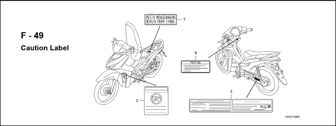 Katalog Suku Cadang Honda Revo AT