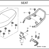 F-13 Seat – Katalog Suku Cadang Honda Kirana