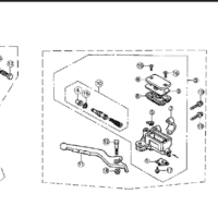 F-3B Handle Lever – Katalog Suku Cadang Honda Supra 100