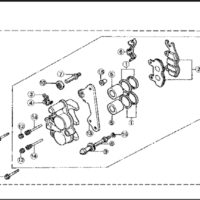 F-8 Front Brake Caliper – Katalog Suku Cadang Honda Supra 100