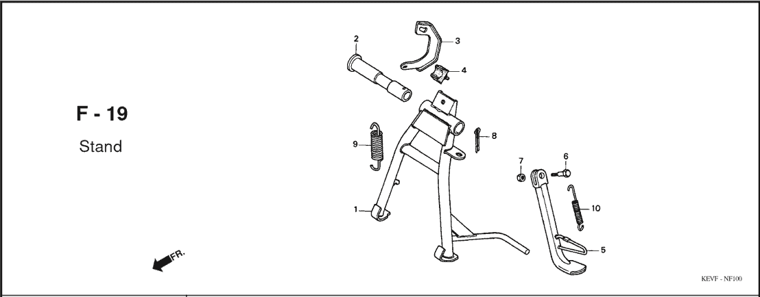 F-19 Stand – Katalog Suku Cadang Honda Supra 100