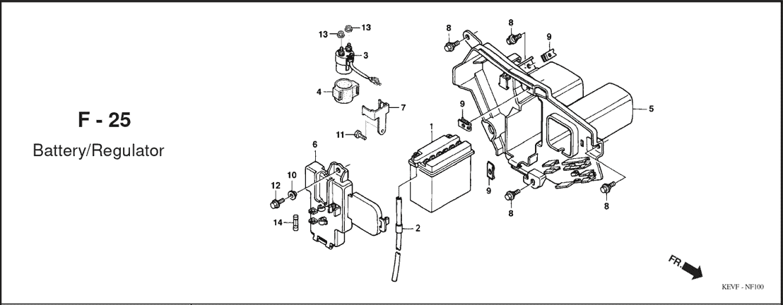 F-25 Battery Regulator – Katalog Suku Cadang Honda Supra 100