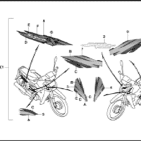 F-31 Emblem Strip Mark – Katalog Suku Cadang Honda Supra 100