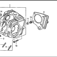 E-2 Cylider Head – Katalog Suku Cadang Honda Supra 100